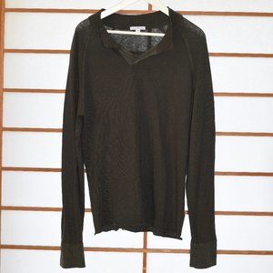 James Perse Dark Green Light Sweater